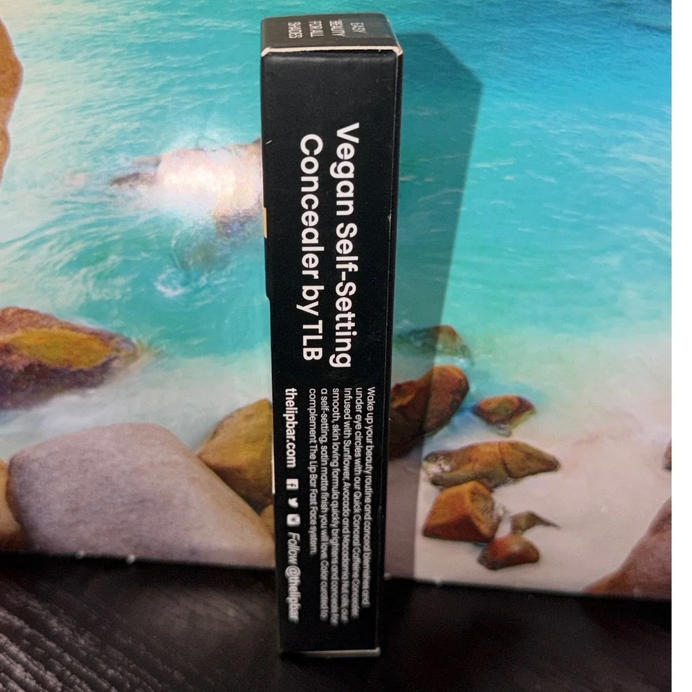 TLB The Lip Bar Quick Conceal Concealer Caramel 1.0 Vegan New